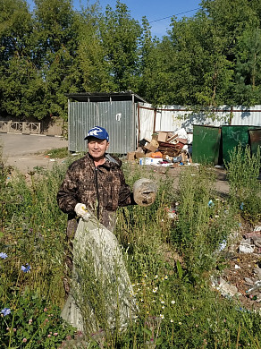 347 мешков мусора собрал с начала сезона фурмановский чистомен